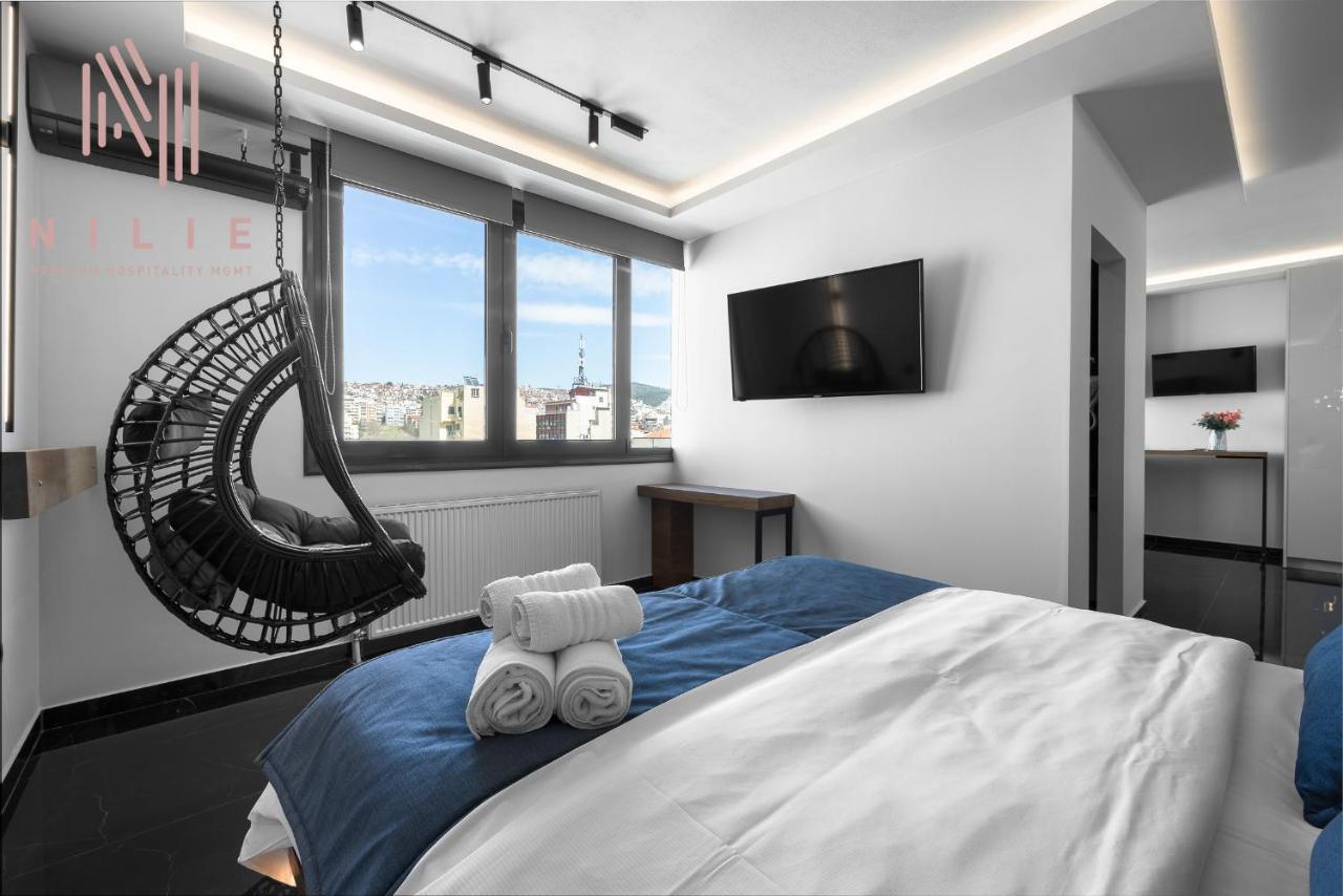 Apartament Calliope Penthouse, Nilie Hospitality Mgmt Saloniki Zewnętrze zdjęcie