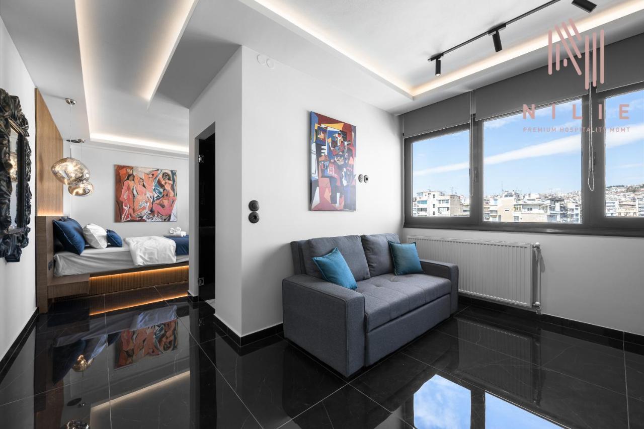 Apartament Calliope Penthouse, Nilie Hospitality Mgmt Saloniki Zewnętrze zdjęcie