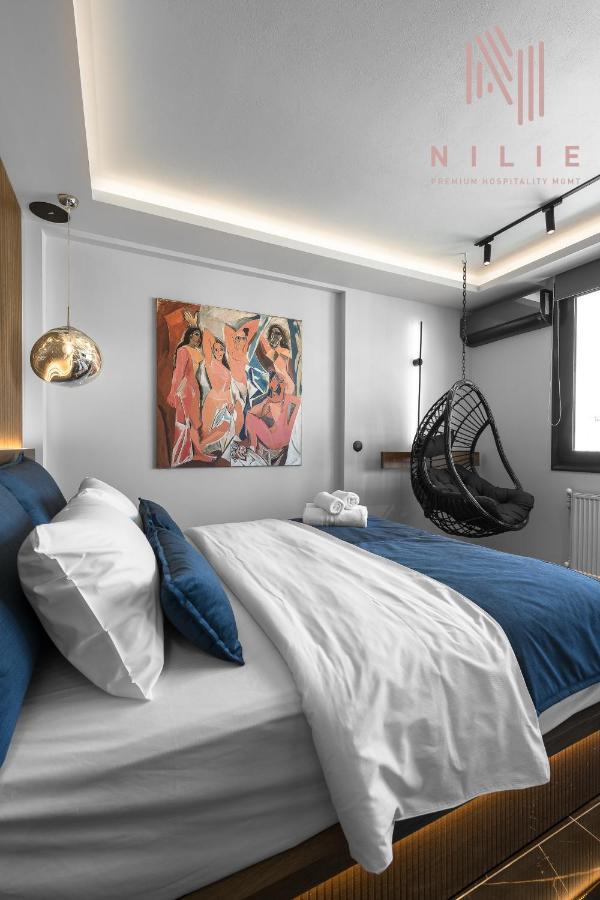 Apartament Calliope Penthouse, Nilie Hospitality Mgmt Saloniki Zewnętrze zdjęcie